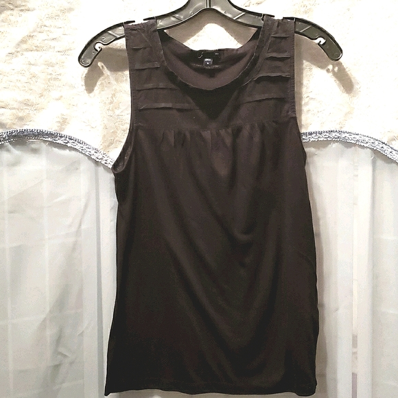 GAP 100% COTTON TANK BLK SZ M - Picture 1 of 8